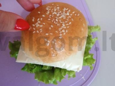 Patingėlių hamburgeris iš to, kas yra šaldytuve Žingsnis 6