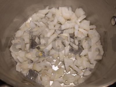 Ryžiai kaip garnyras Žingsnis 1