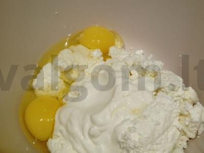 Varškės pyragas Žingsnis 7