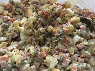 Klasikinis olivjė Žingsnis 8