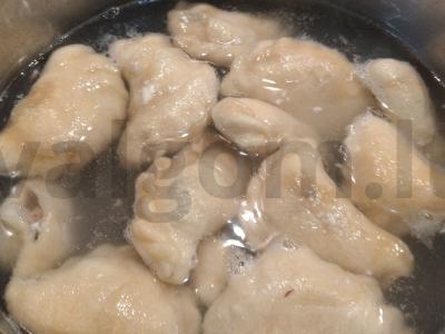 Nuostabūs virtinukai su varške ir miško uogomis Žingsnis 6