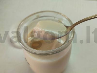 Namų riebalų pienas iš kepto pieno pagrindine nuotrauka