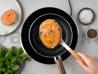 Lašiša su pomidorais Žingsnis 4