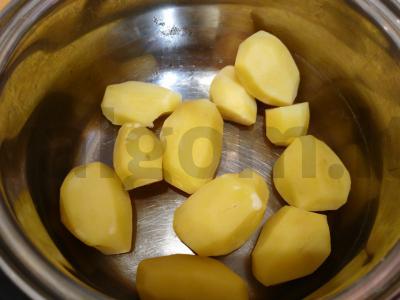 Bulvių apkepas su kalakutiena pietums Žingsnis 2