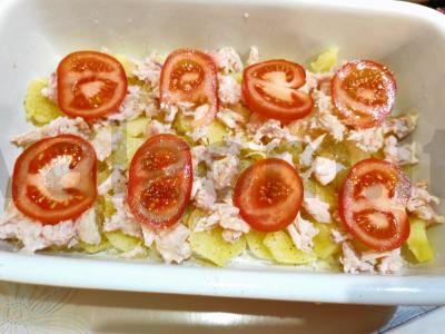 Bulvių apkepas su kalakutiena pietums Žingsnis 8