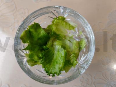 Salotas „Krevetės sniege“ Žingsnis 4