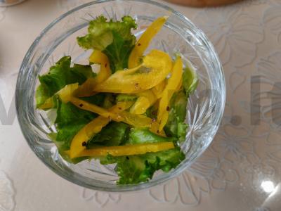 Salotas „Krevetės sniege“ Žingsnis 6