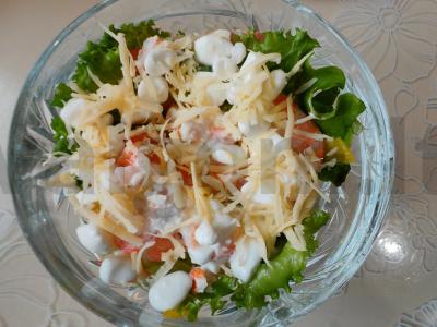 Salotas „Krevetės sniege“ Žingsnis 15