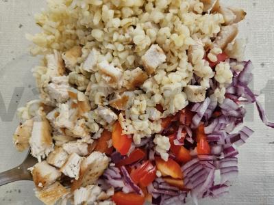 Bulguras su konservuotomis pupelėmis Žingsnis 5