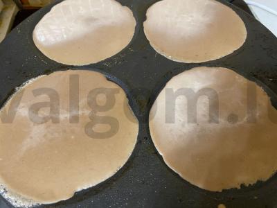 Šokoladiniai blynai su muskato riešutu Žingsnis 4