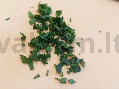 Krabų užkandis ant krekerių Žingsnis 2