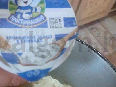 Varškės bandelės Žingsnis 1