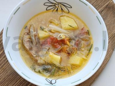 Kopūstų sriuba su šonine pagrindine nuotrauka