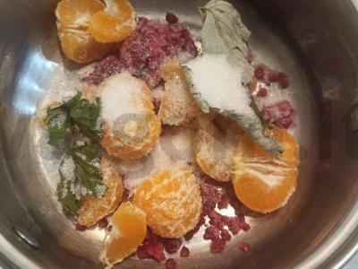 Aviečių-mandarinų gėrimas Žingsnis 1