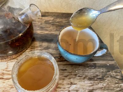 Arbata su erškėtrožėmis ir medumi Žingsnis 4