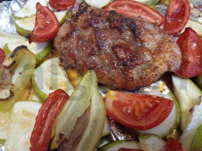 Kepta antis su daržovėmis Žingsnis 9