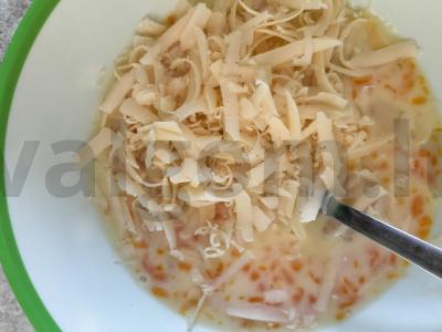 Sūrio skrudinta duona pusryčiams Žingsnis 2