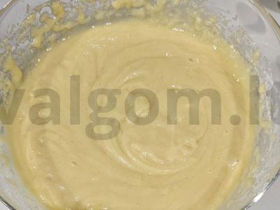 Obuolių pyragas per valandą Žingsnis 1