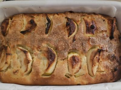 Obuolių pyragas per valandą pagrindine nuotrauka