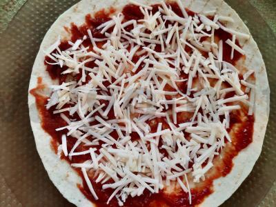 Vegetariškas picos ritinys Žingsnis 3