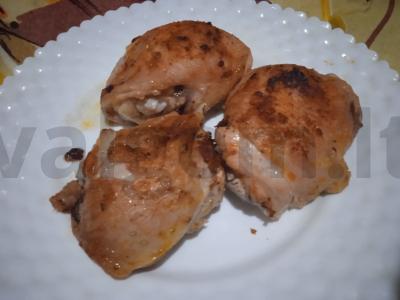 Vištienos šlaunelės paprikos ir vynuogių sėklų aliejaus marinate Žingsnis 3