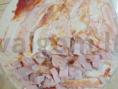 Tortilija su rūkytomis krūtinėlėmis Žingsnis 1