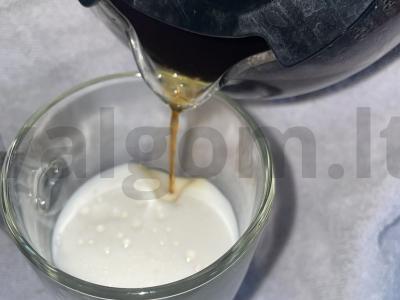 Kava su šokoladu Žingsnis 2