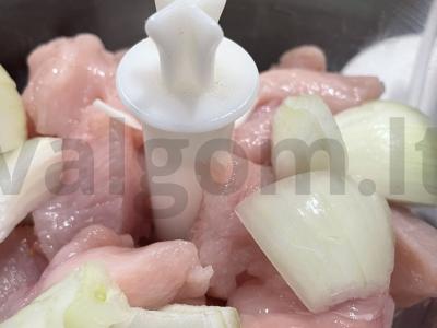 Kotletai „Vištiena“ Žingsnis 1