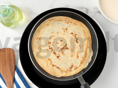 Kefyro blynai su varške ir razinom Žingsnis 5