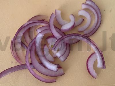 Lengvas salotas „Įvairiaspalvis“ Žingsnis 2