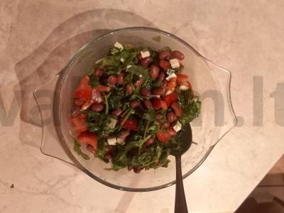 Salotos su tofu ir pupelėmis Žingsnis 5