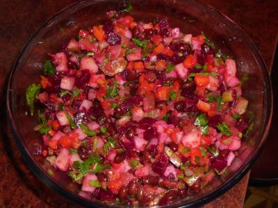 Vinegretas su marinuotais agurkais pagrindine nuotrauka