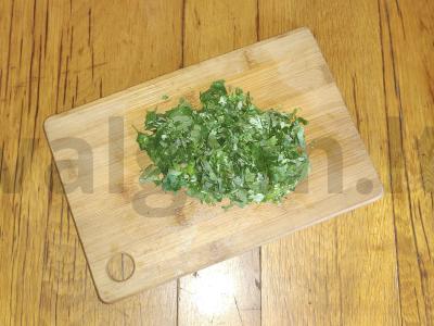 Salotas „Vasaros užkandis“ su vištienos stripsais Žingsnis 7