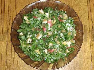 Salotas „Vasaros užkandis“ su vištienos stripsais pagrindine nuotrauka