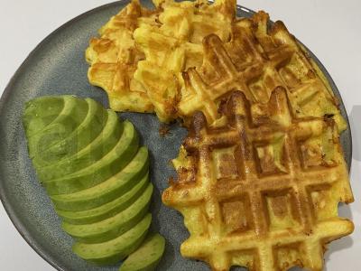 Sūrio vafliai pagrindine nuotrauka