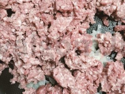 Makaronai su faršu ir sūriu Žingsnis 2