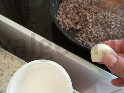 Makaronai su špinatais ir faršu Žingsnis 3