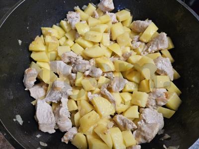 Švelnus kalakutienos azu Žingsnis 2