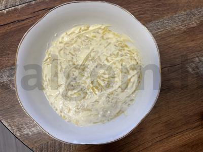 Silkė po kailiu su silkės ikrais Žingsnis 1