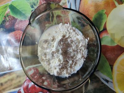 Keksiukai su riešutų padažu ir serbentų džemu Žingsnis 6