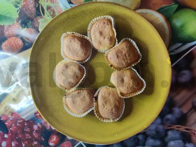 Keksiukai su riešutų padažu ir serbentų džemu Žingsnis 9