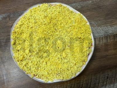 Silkė po kailiu su silkės ikrais Žingsnis 9