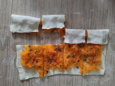 Sluoksniuoto tešlos pyragas su moliūgu Žingsnis 4