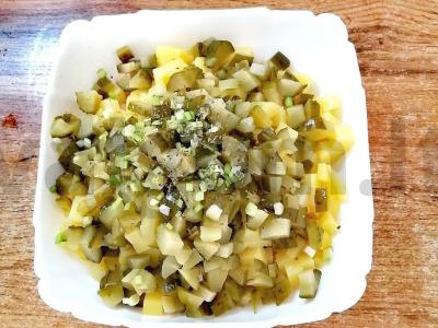 Vegetariškas salotas su baltais pupelėmis Žingsnis 3