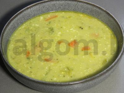 Sūrio grietinėlės sriuba su daržovėmis Žingsnis 14