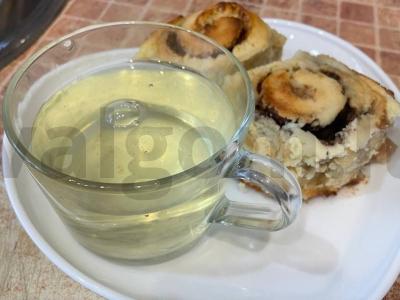 Mandarinų kompotas su kriauše ir granatu pagrindine nuotrauka