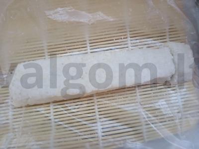 Rulonai su agurkais ir varškės sūriu Žingsnis 7