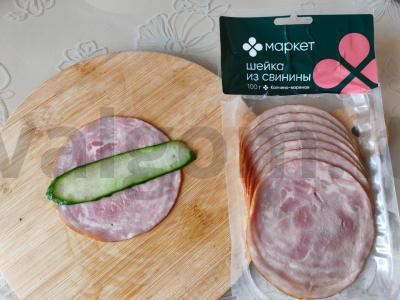 Užkandžių ritinėliai iš kiaulienos kaklo Žingsnis 5