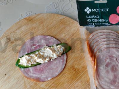 Užkandžių ritinėliai iš kiaulienos kaklo Žingsnis 6