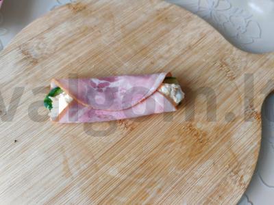 Užkandžių ritinėliai iš kiaulienos kaklo Žingsnis 7